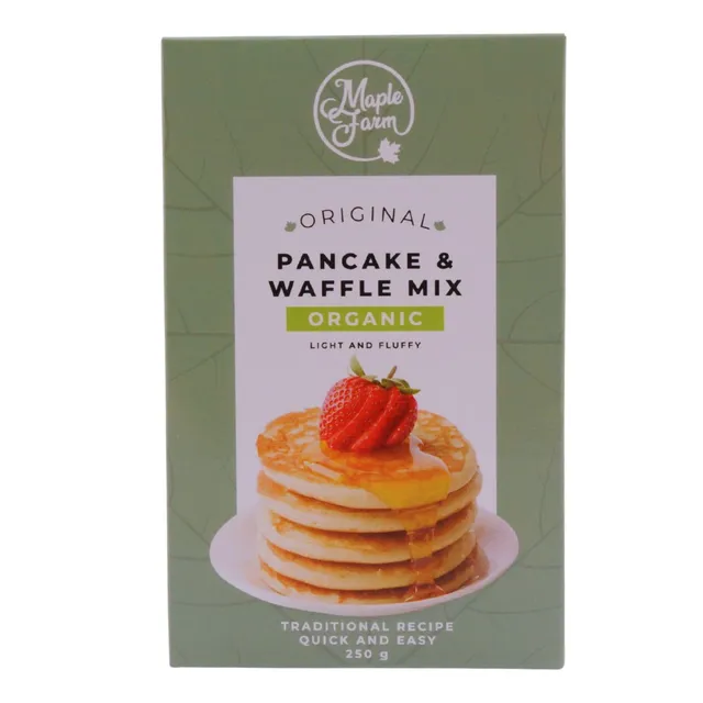 maplefarm-original-mix-pancakes-gaufres-bio-250g image 1
