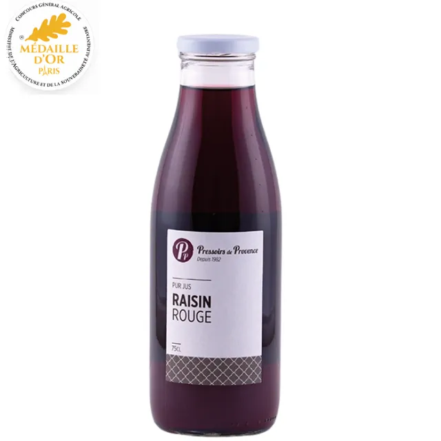 qg-du-coq-pur-jus-raisin-rouge-75-cl-pressoirs-de-provence image 1